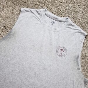 Santa Monica Athletic ClubShirt Mens XL Gray Sleeveless Graphic Athletic YPB *